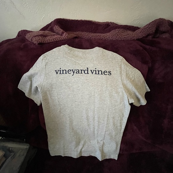 Vineyard Vines Gray Whale Football Graphic Tee - Picture 3 of 3